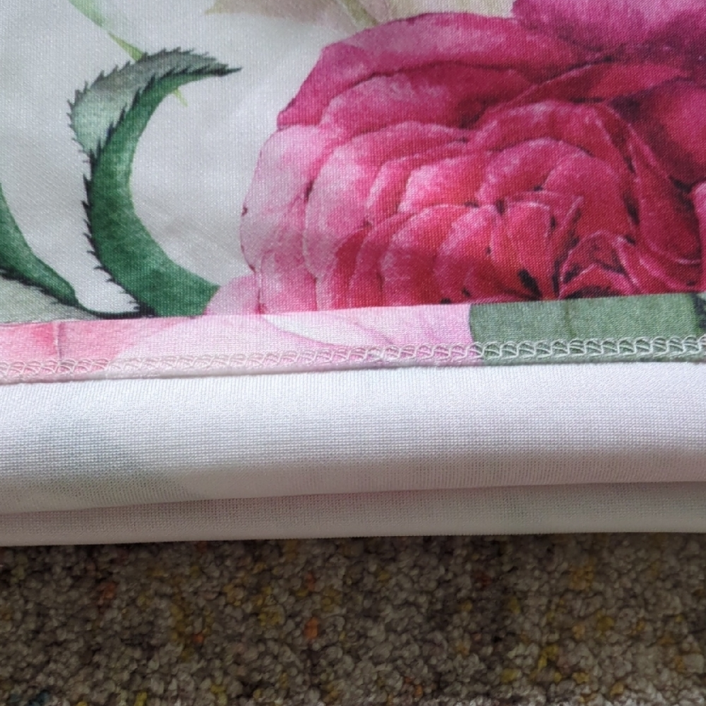 Floral Print Women's Skirt - Picture 6 of 8
